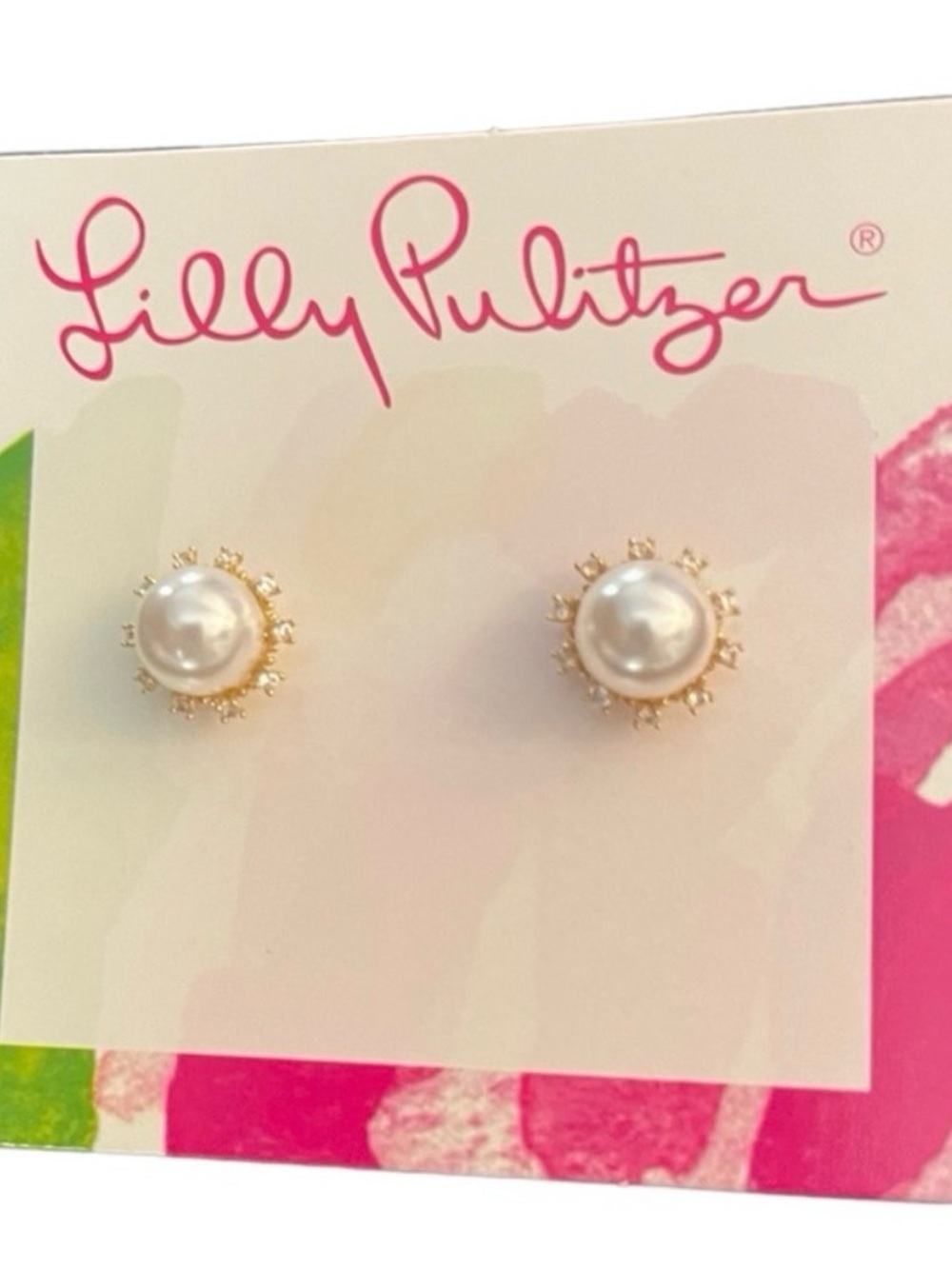 Lilly Pulitzer Cosmic Sky Stud Earrings NWT